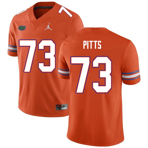 Men #73 Mark Pitts Florida Gators College Football Jerseys Sale-Orange - Click Image to Close